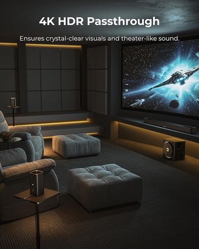 نظام صوت محيطي لاسلكي ULTIMEA Skywave X50 5.1.4ch للتلفزيون، شريط صوت احترافي 760 وات مع Dolby Atmos، 2 مكبرات صوت محيطية لاسلكية ومضخم صوت 8 بوصات، مضخم GaN، تمرير 4K HDR، HDMI eARC in Kuwait