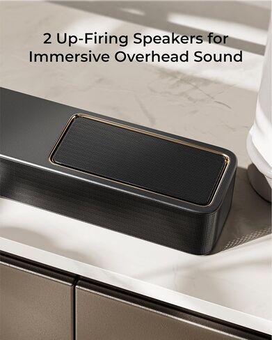 نظام صوت محيطي لاسلكي ULTIMEA Skywave X50 5.1.4ch للتلفزيون، شريط صوت احترافي 760 وات مع Dolby Atmos، 2 مكبرات صوت محيطية لاسلكية ومضخم صوت 8 بوصات، مضخم GaN، تمرير 4K HDR، HDMI eARC in Kuwait
