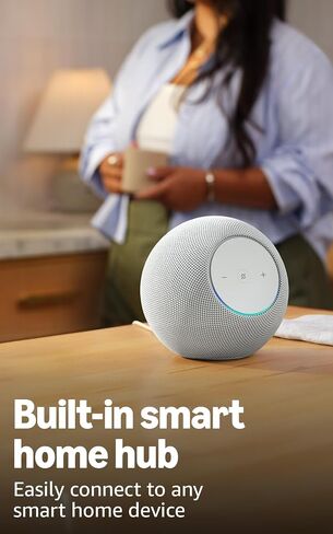 Amazon Echo Studio (أحدث طراز)، تصميم مضغوط، صوت مكاني غامر وDolby Atmos، مع Alexa+ Early Access، Graphite in Kuwait