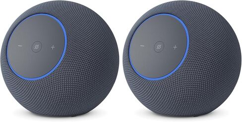 Amazon Echo Studio (أحدث طراز)، تصميم مضغوط، صوت مكاني غامر وDolby Atmos، مع Alexa+ Early Access، Graphite in Kuwait