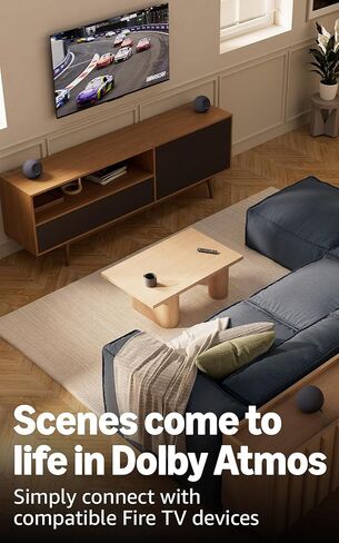 Amazon Echo Studio (أحدث طراز)، تصميم مضغوط، صوت مكاني غامر وDolby Atmos، مع Alexa+ Early Access، Graphite in Kuwait