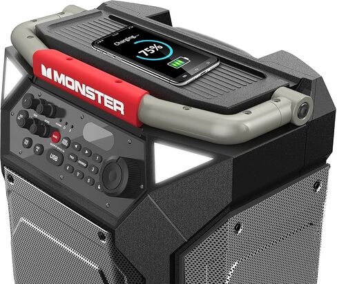 Monster Rockin’ Roller 270 Indoor/Outdoor Portable Bluetooth Speaker | up to 200W of 270 Degree Sound & up to 100 Hours of Playtime in Saudi Arabia