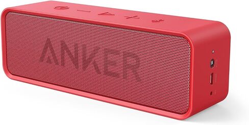 Anker Soundcore Upgraded Bluetooth Speaker with IPX5 Waterproof, Stereo Sound, 24H Playtime, Portable Wireless Speaker for iPhone, Samsung and More (Black) in Saudi Arabia