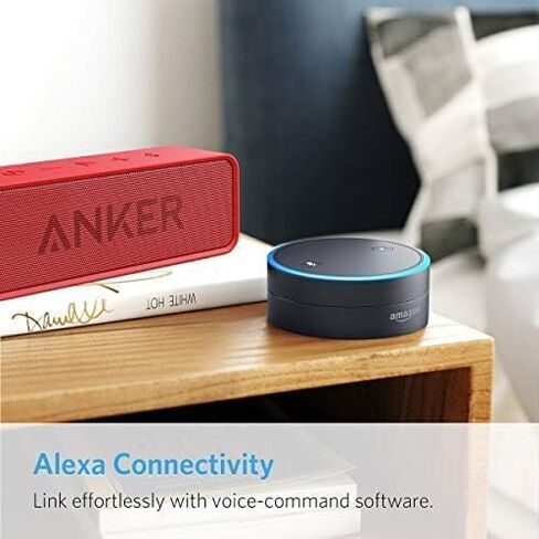 Anker Soundcore Upgraded Bluetooth Speaker with IPX5 Waterproof, Stereo Sound, 24H Playtime, Portable Wireless Speaker for iPhone, Samsung and More (Black) in Saudi Arabia