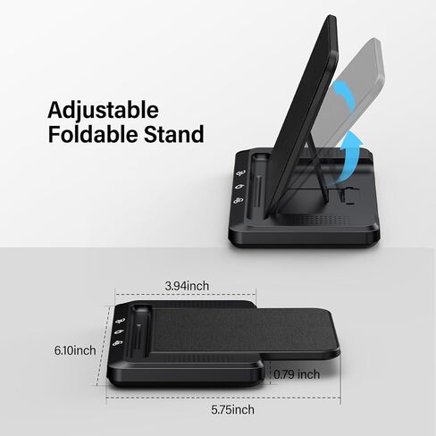 Wireless Charging Dock with Speaker for Audiobook, Wireless Charger Compatible with Kindle Paperwhite Signature Editions (2022 & 2024 Releases) and Kindle Colorsoft Signature Edition, iPhone, Samsung in Saudi Arabia