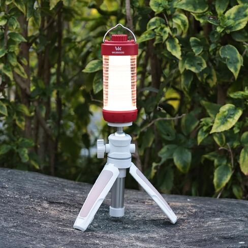 Wurkkos Mini Telescopic Tripod, Handheld Stand | with 360° Flexible Ball Head and 1/4" Screw for CL01 Camping Lantern、HD02 HD05 TS27 flashlight (Black) in Kuwait