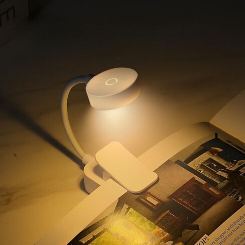 Clip On Reading Light Eye Caring 3 Color-Temperatures Rotate Gooseneck Arm for Reading Craft Drawing Working in Saudi Arabia