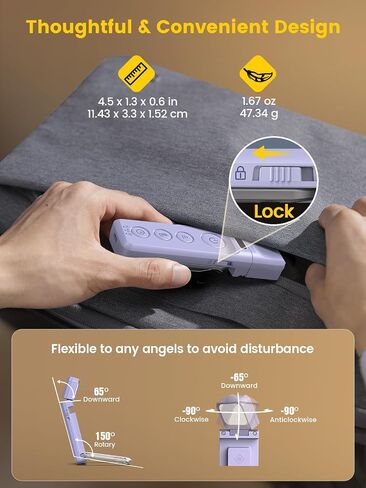 Glocusent 14 LED Book Light for Reading in Bed, USB-C Rechargeable | Eye-Caring Clip On Book Light, 3 Colors & 5 Brightness, USB-C Charging, Bed Reading, Auto-Off Timer, Travel Lock, Book Lovers in Saudi Arabia