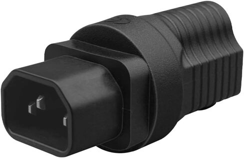2 قطعة IEC320 C14 إلى 5-15R قابس مهايئ الطاقة، موصل تأريض قياسي أمريكي ثلاثي الشق، 125 فولت 15 أمبير، للكمبيوتر والخادم والإلكترونيات in Kuwait