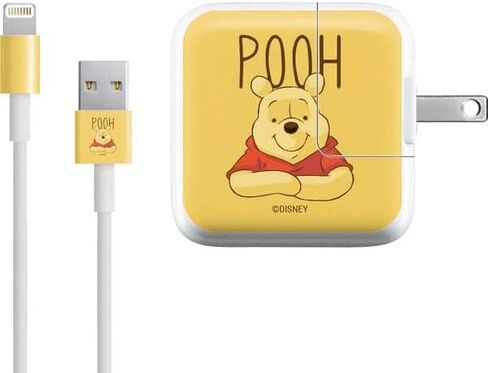 ملصق سكينيت غلاف آخر متوافق مع شاحن iPad (10 واط USB) - تصميم بورتريه ديزني ويني ذا بوه مرخص رسميًا in Saudi Arabia