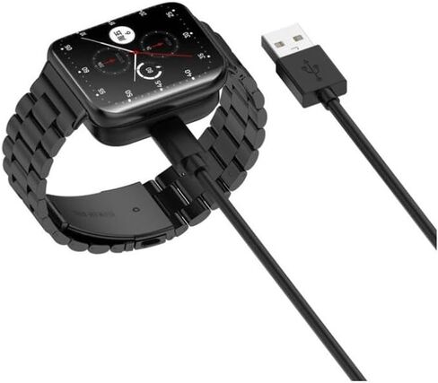 Charger for 42mm 2 46mm 3 3pro, USB Magnetic Charging Station with 3.3ft Cable, Replacement USB Charger Cable Cord Dock, and Fast Charging (White) in Saudi Arabia