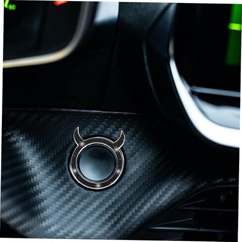 Mobestech Rhinestone Push Start Button Cover Car Decorative Sticker Zinc Alloy Car Interior Accessories in Saudi Arabia