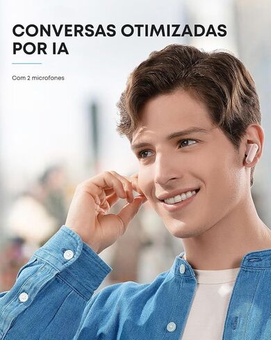 Soundcore by Anker P20i True Wireless Earbuds, 10mm Drivers with Big Bass, Bluetooth 5.3, 30H Long Playtime, Water-Resistant, 2 Mics for AI Clear Calls, 22 Preset EQs, Customization via App in Saudi Arabia