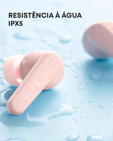 Soundcore by Anker P20i True Wireless Earbuds, 10mm Drivers with Big Bass, Bluetooth 5.3, 30H Long Playtime, Water-Resistant, 2 Mics for AI Clear Calls, 22 Preset EQs, Customization via App in Saudi Arabia