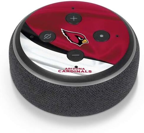 غلاف صوتي من Skinit متوافق مع Amazon Echo Dot 3 - تصميم مرخص رسميًا من NFL Arizona Cardinals in Kuwait
