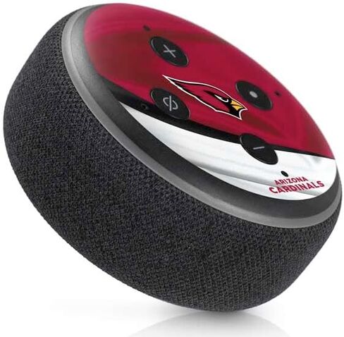 غلاف صوتي من Skinit متوافق مع Amazon Echo Dot 3 - تصميم مرخص رسميًا من NFL Arizona Cardinals in Kuwait
