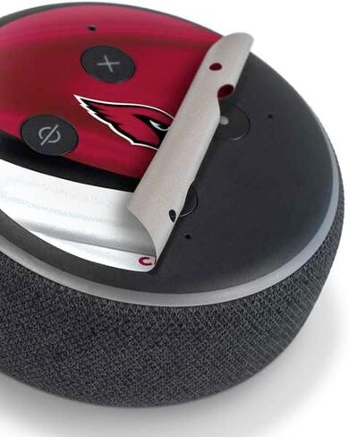 غلاف صوتي من Skinit متوافق مع Amazon Echo Dot 3 - تصميم مرخص رسميًا من NFL Arizona Cardinals in Kuwait