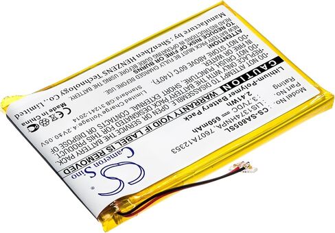 VI VINTRONS Battery for Sony NW-A805, NW-A805B, NW-A805P, NW-A805W, NW-A806B, NW-A806P, in Saudi Arabia