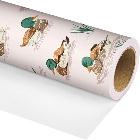 dtiafu repervible baby baby wrappling roll for boys اطفال الأطفال - غلاف هدية زرقاء مع بون بون القمر أنماط لعيد ميلاد دش الطفل المحايدة - إجمالي 28.5 قدم مربع in Kuwait