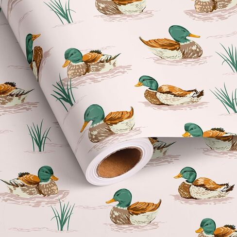 dtiafu repervible baby baby wrappling roll for boys اطفال الأطفال - غلاف هدية زرقاء مع بون بون القمر أنماط لعيد ميلاد دش الطفل المحايدة - إجمالي 28.5 قدم مربع in Kuwait