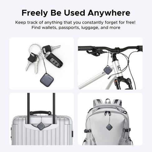 UGREEN FineTrack (iOS Only) Air Tracker Tags 4 Pack, 2-Year Replaceable Battery Bluetooth Tracker Compatible with Apple Find My, Item Finder Smart Tag for Keys, Luggage, Wallet - [Apple MFi Certified] in Saudi Arabia