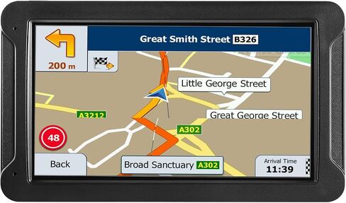 VEVOR GPS Navigator للسيارة، شاشة لمس 7 بوصة، نظام ملاحة GPS سعة 16 جيجا بايت مع كاميرا اندفاعة مدمجة، إرشادات صوتية خطوة بخطوة، تحذير من السرعة والضوء الأحمر، توجيه شاحنة مخصص، لشاحنة السيارة RV in Saudi Arabia