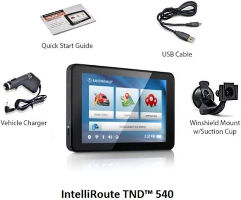 Rand Mcnally 528017705 Intelliroute 5 Tnd 540 مع خرائط مجانية مدى الحياة (متجددة) in Saudi Arabia