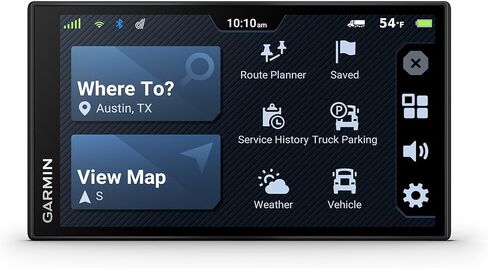 Garmin dezl OTR620 GPS Truck Navigator مع شاشة لمس 6 بوصة، دقة 1280 بكسل، ودعم صور الأقمار الصناعية المباشرة Birdseye (أسود) (متجدد) in Kuwait