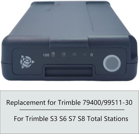 بطارية ليثيوم 99511-30 6500 مللي أمبير 10.8 فولت 70 وات في الساعة قابلة لإعادة الشحن لـ Trimble 79400، 99511-30، محطة إجمالية S3، محطة إجمالية S5، محطة إجمالية S6، محطة إجمالية S7، محطة إجمالية S8 in Kuwait