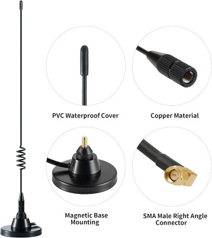 Extended Long Range Upgrade Flexible Receiver Orange Antenna for Garmin GPS Alpha 100 200 200i Astro 220 320 430, Eifagur in Saudi Arabia