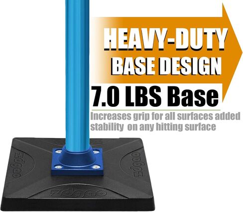 Baseball/Softball Batting Tee-(24"-46") Height Adjustable Premium Portable Baseball Tee with Removable Rubber Top and Heavy Duty Base for All Ages in Kuwait