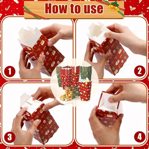Faccito 48 PCS خريف عيد الشكر صناديق الفشار أوراق اليقطين صناديق الفشار سقوط حاوية الحاوية حزب الحفلات الخفيفة حقيبة مصغرة ورقة حلوى للفيلم ليلي حفلات اللوازم in Saudi Arabia