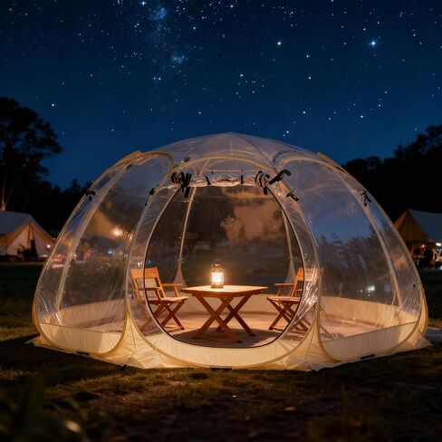 Pop Up Bubble Tent, Instant Igloo Tent Suitable for 4-6 People, Screen House for Patios, Cold in Saudi Arabia