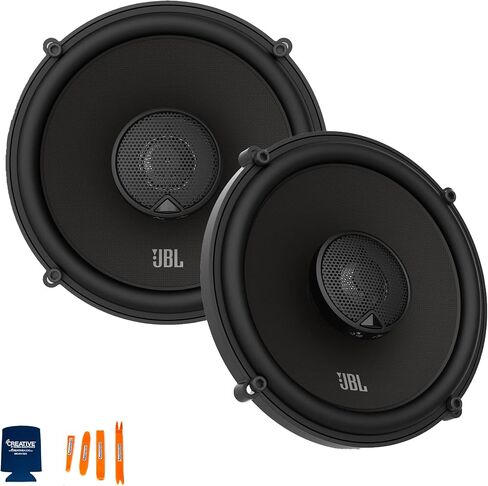 JBL - STADIUM962M 6x9 3-Way Coax Car Audio Speakers (Pair) w/ STADIUM62F 6 1/2" 2-Way Coax Car Audio Speakers (Pair) (Renewed) in Saudi Arabia