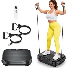 Vibration Plate Exercise Machine,Vibrating Platform for Lymphatic Drainage with 250 Speeds,500 lbs Weight Capacity,Vibrated Plates for Weight Loss,Full Body Workout Equipment for Fitness at Home in Saudi Arabia