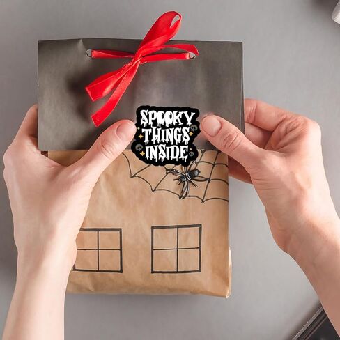 ملصقات أعمال الهالوين ، يرجى عدم ثني ملصقات الشحن الهشة وأختام الحزم للبائعين على الإنترنت ، وتجار التجزئة على الإنترنت ، وتصميم مخيف للبريد ، 200 جهاز كمبيوتر ، in Kuwait