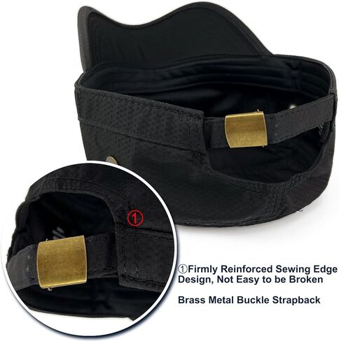 REDSHARKS Hidden Pocket Cadet Army Hat Quick Dry Military Style Flat Top Baseball Dad Sun Cap in Kuwait