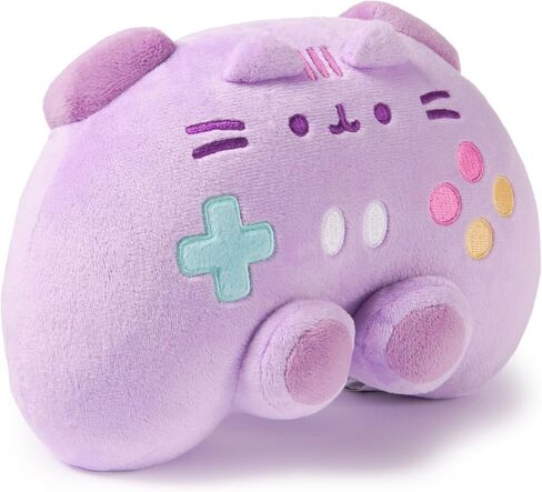 GUND Pusheen Gamer Plush, Squishy Toy, Collectible Plush Toy, Gaming Decor, Stuffed Animal for Ages 8 and Up, Gray, 9.5" in Saudi Arabia