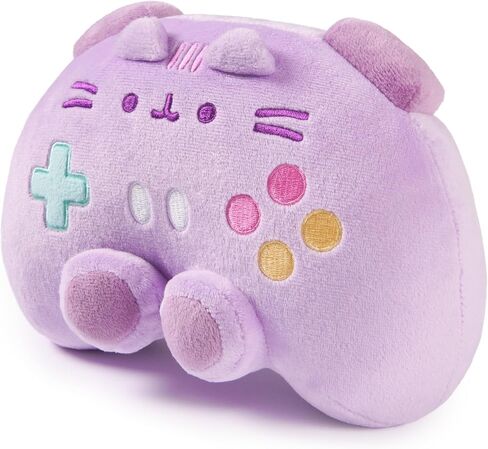 GUND Pusheen Gamer Plush, Squishy Toy, Collectible Plush Toy, Gaming Decor, Stuffed Animal for Ages 8 and Up, Gray, 9.5" in Saudi Arabia
