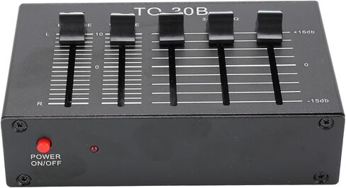 Gugxiom Phono Preamp for Turntable, R CA Amplifier Support EQ 2 Channel, 3 Band Equalizer, 3 Frequency Control Pre Amp for Record Player Preamp in Saudi Arabia