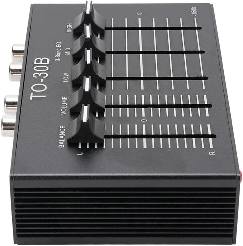 Gugxiom Phono Preamp for Turntable, R CA Amplifier Support EQ 2 Channel, 3 Band Equalizer, 3 Frequency Control Pre Amp for Record Player Preamp in Saudi Arabia