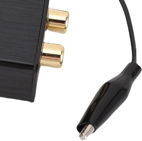 VBESTLIFE Phono Preamp لـ MM قرص دوار صغير للصوت ستيريو، مكبر صوت لمشغل التسجيل مع 2 مدخل ومخرج فيديو مركب (قابس أمريكي AC115V) in Saudi Arabia