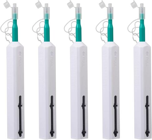 Zenithra Fiber Optic Cleaner,5PCS Fiber Optic Cleaning Pen 1.25mm Ferrules LC/MU FTTH Connector Cleaning Tools with 800+ Times in Saudi Arabia