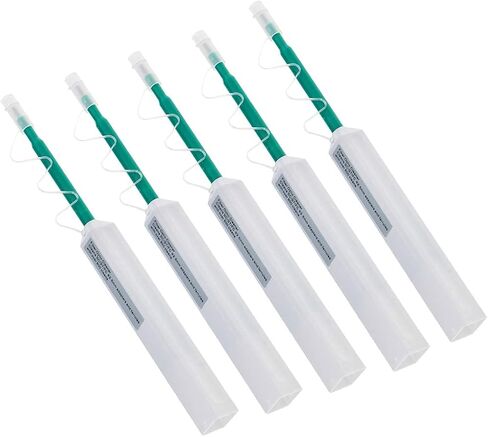 Zenithra Fiber Optic Cleaner,5PCS Fiber Optic Cleaning Pen 1.25mm Ferrules LC/MU FTTH Connector Cleaning Tools with 800+ Times in Saudi Arabia
