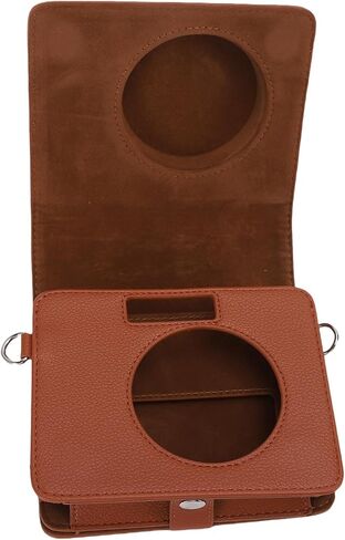 Drfeify Camera Bag, PU Leather Box/Cover with Adjustable Strap for MS300, Stylish and Protective Design for Photography Enthusiasts (Brown) in Saudi Arabia