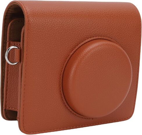 Drfeify Camera Bag, PU Leather Box/Cover with Adjustable Strap for MS300, Stylish and Protective Design for Photography Enthusiasts (Brown) in Saudi Arabia