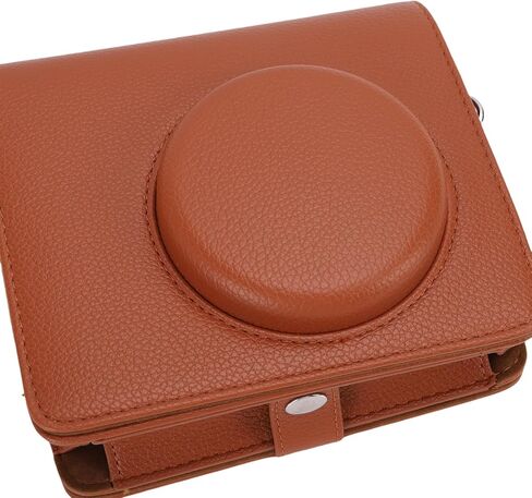 Drfeify Camera Bag, PU Leather Box/Cover with Adjustable Strap for MS300, Stylish and Protective Design for Photography Enthusiasts (Brown) in Saudi Arabia