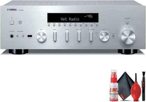 Yamaha R-N600A 2.1-Channel Network A/V Receiver with Streaming, Phono and Built-in DAC (Black) Bundle with Cleaning kit in Saudi Arabia