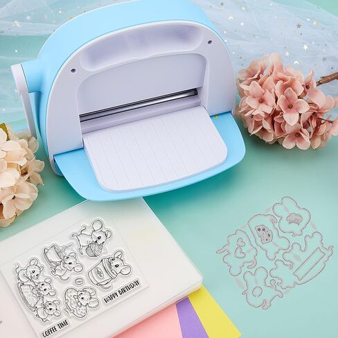 Globleland Birds توضيحيات توضيحية واضحة ختم وموت قطع لتصنيع البطاقات Crow Owl Silicone Stamps Dove Animals Metal Die Cuts for DIY Scrapbooking Photo Decor in Saudi Arabia
