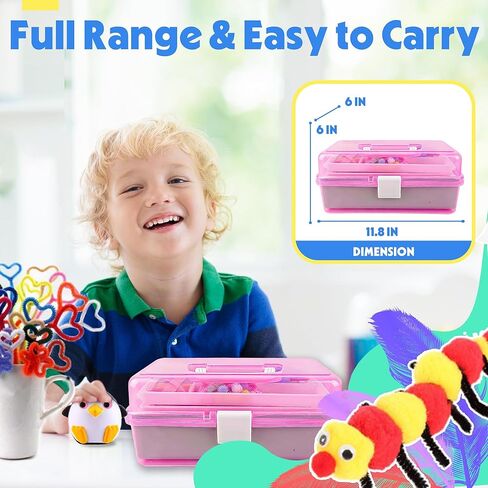Smilesskiddo Arts Craft Craft Supplies for Kids - 1100+ PCS Toddler DIY Craft Art Supper in Kuwait